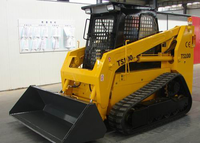 0 6 0 7 M3 Bucket Capacity Crawler Skid Steer Loader For Engineering Construction
