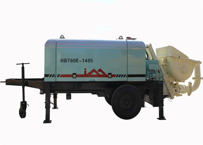 Electric Motor Slide Valve Type Hydraulic Concrete Pump for Foundation