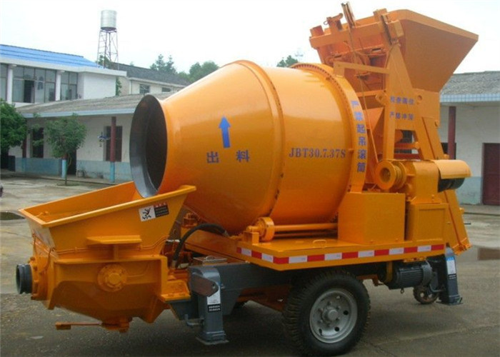 350 L 30CBM Per Hour Truck Mixer Hydraulic Concrete Pump For