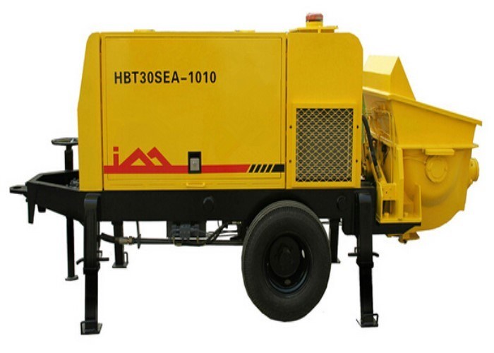 Mini Fine Stone Hydraulic Concrete Pump , Concrete Squeeze Pump 20 25