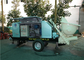 7.4Mpa 27m3/ h Concrete Pump Machine , Air Cooling System Electric Skid Steer Concrete Pump supplier