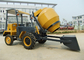 1.5 tons Dumper Chassi Portable Concrete Mixers , 680L Drum Capacity Self Loading Concrete Mixture Machine supplier