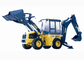 Engineering Construction Compact Tractor Loader , 4WD Tractor Mounted Backhoe supplier