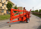 16M Trailer Mounted Boom Lift Hydraulic Towable With 14M Platform Height KD-P16 supplier