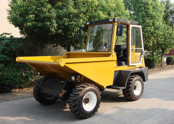 China Closed Cabin Full Automatically Tipped Concrete Dumper For Transportation / Loading / Dumping supplier