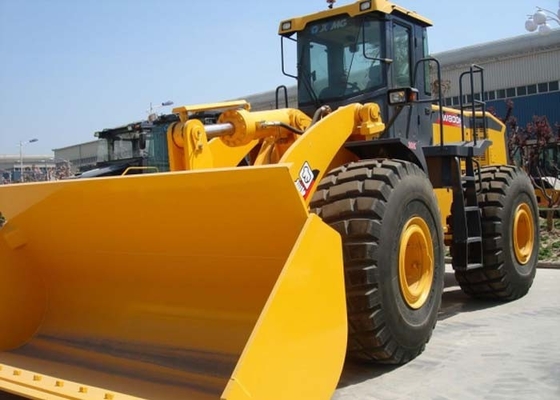 China Electromagnet Positioning Front End Wheel Loader , Dual Pump Heavy Wheel Loader supplier