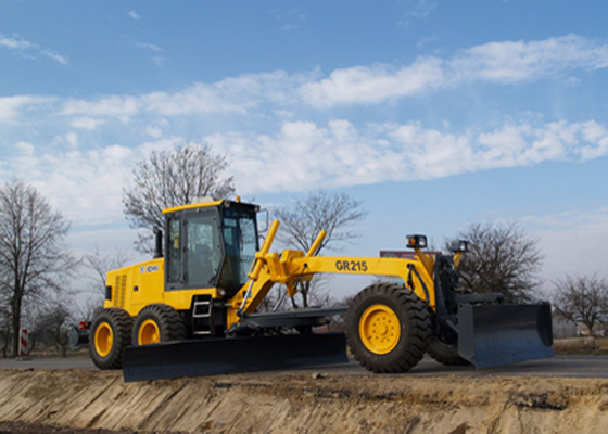 China GR Series 1.65 Ton Tractor Road Grader GR215 With Front Dozer and Ripper supplier