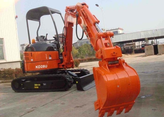 China 3 Cylinders Excavator Equipment Rental , Yanmar Diesel Engine Mini Tractor Excavator supplier