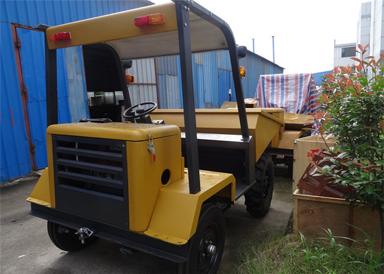 China 1500kgs Site Works Concrete Dumper with 11KW Diesel Engine And  Hydraulic Tipping Hopper 2WD supplier