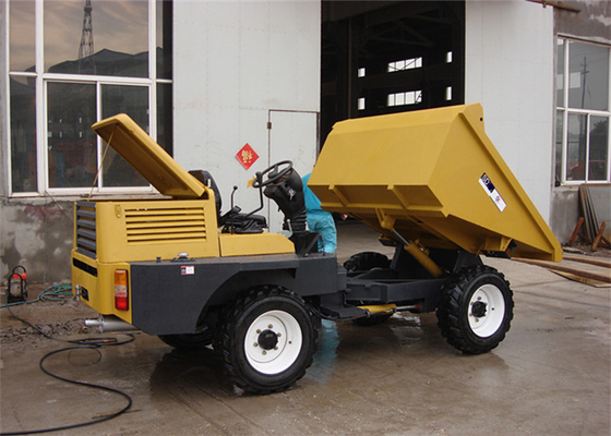 China 2WD Diesel Mini Concrete 2 Tonne Dumper For Site Works / Municipal Engineering / Underground Mines supplier
