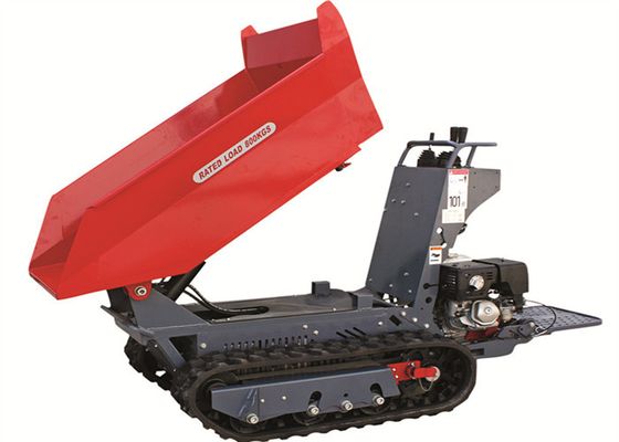 China Mini 4WD 0.8 Tons Concrete Dumper With 100cm Lifting Cpacity Hydraulic Piston Pump supplier