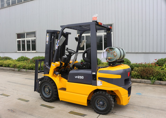 China Hydraulic Transmission LPG Industrial Forklift Truck Low Noise Gasoline Power Type supplier