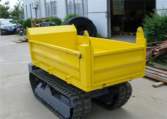 China Honda Gasoline Engine 1000kgs Tracked Concrete Dumper For Site Works CE / SGS / ISO supplier