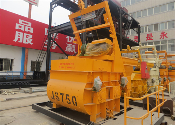 China Light Aggregate Concrete Mixer Rental , Electric 750L Foam Concrete Mixer 380V / 50HZ supplier