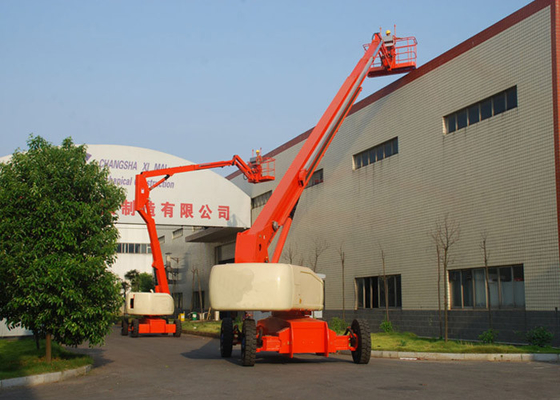 China Self Propelled Articulated Hydraulic Boom Lift for Aerial Work 24M Lift Height 230Kg Rated Capacity supplier