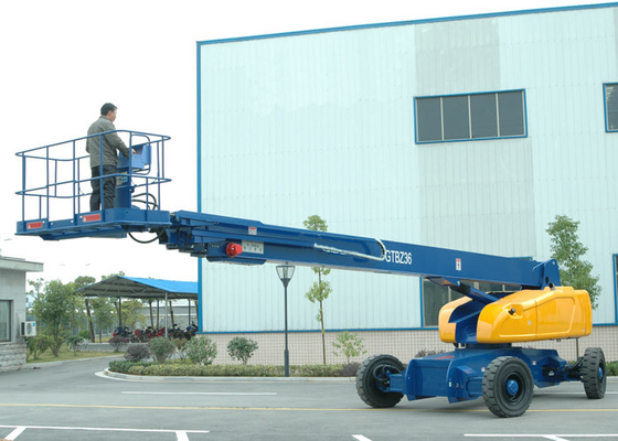 China Diesel 36M Telescopic Hydraulic Boom Lift for Self Propelled Aerial Work 480KG Load Capacity supplier