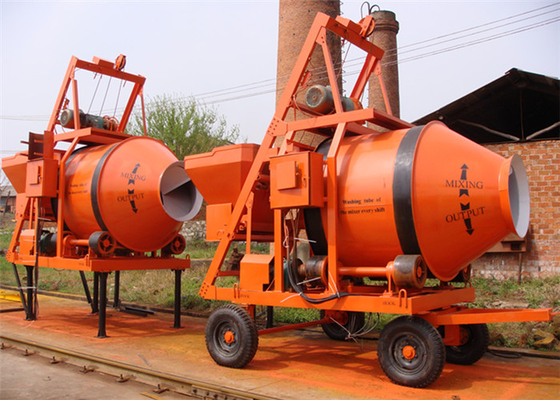 China Mobile Reverses Discharging Portable Electric Cement Mixer 750L Volume Low Noise supplier