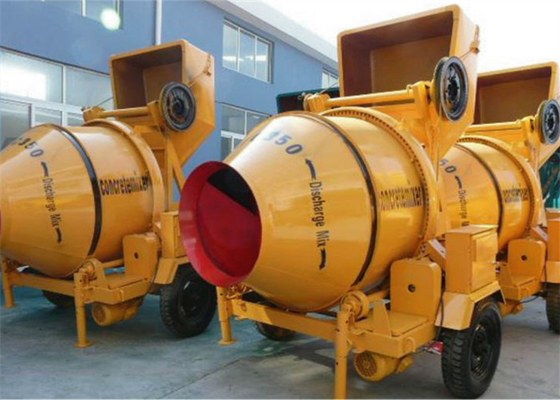 China Wire Hoisting Tipping Hopper Portable Electric Concrete Mixers for Mixing Damp Dry Rigid Concrete supplier