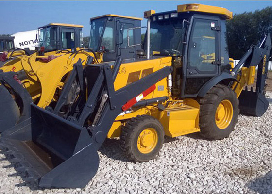 China Wheeled Hydraulic Backhoe for Compact Tractor 7400 Kg Operating Weight supplier