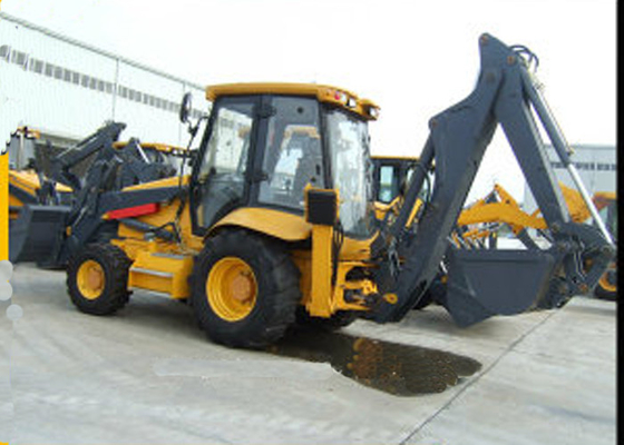 China Middle Tractor Backhoe Loader  With 60KW Power 1.2m3 Loading Capacity  XT860 supplier