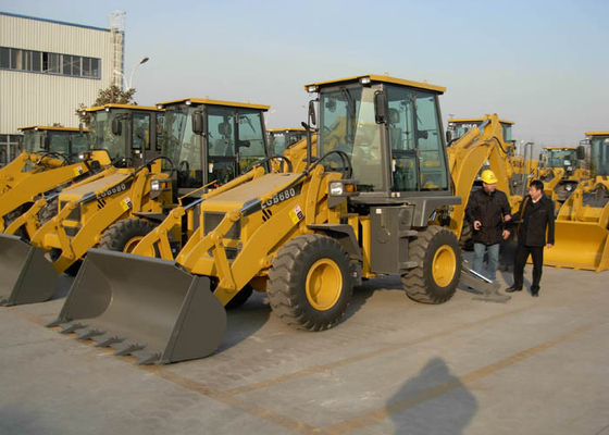 China Water Cooling Engine Compact Tractors with Backhoe and Loader ,  Backhoe Loader Tractor supplier