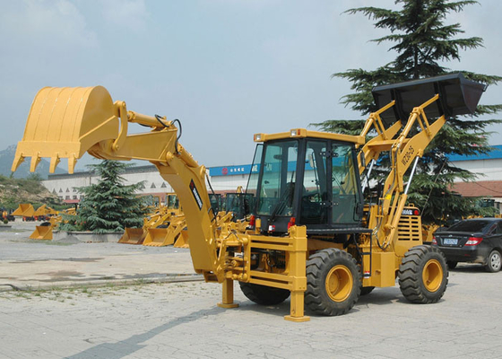 China Mini WD Compact Backhoe Loader WZ30-25 With 0.65m3 Loading Capacity 0.1M3 Digging Capacity supplier