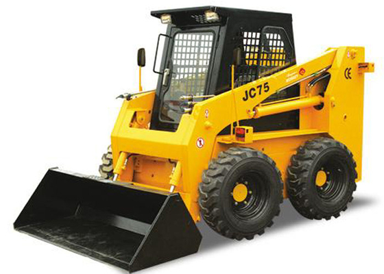 China 3.1 Meters Work Arm Bobcat Track Skid Steer Loader Water Colled 75HP Engine Power supplier