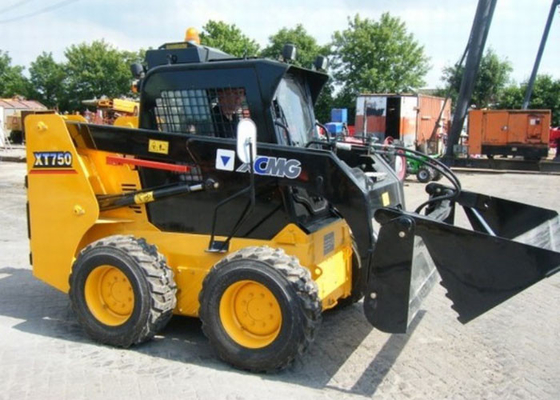 China Bobcat Attachments Full Hydraulic Compact Wheel Loader , 70HP Power Loader Skid Steer supplier