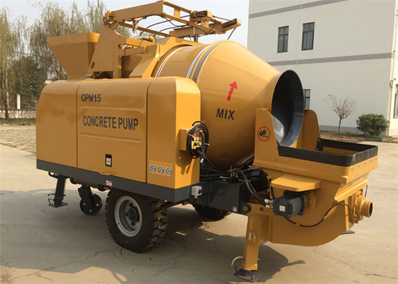 China 350L 15CBM Per Hour Truck Mixer Concrete Pump For Engineering Construction CPM15 supplier