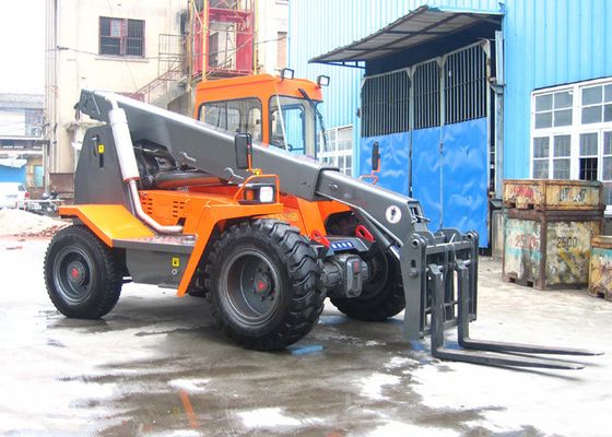 China 4 Ton Multifunction Diesel Telescopic Boom Forklift With Two Quadrangle Telescopic Arm supplier