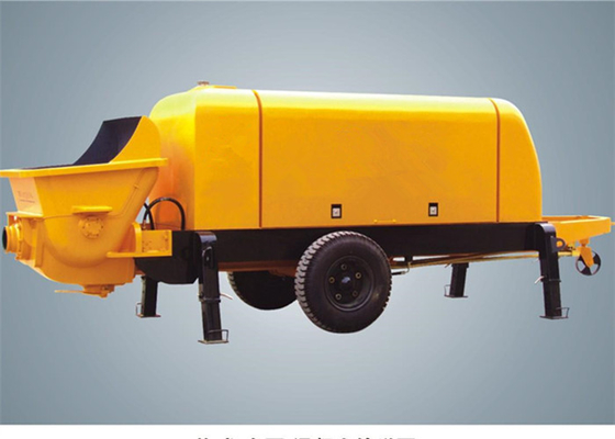 China 80m3/h Electric Trailer Concrete Pump For Light Weight Foamed Cement / Mortar supplier