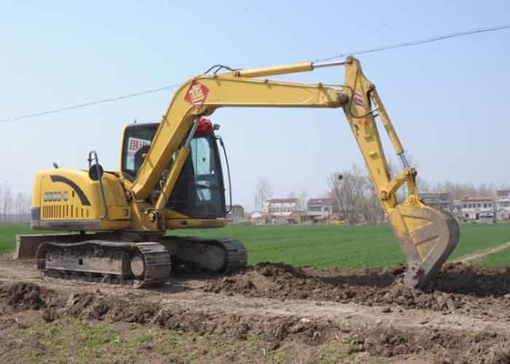 China Durability SC80.8 8 Ton Excavator Rental Mounted With 0.34m3 Bucket supplier