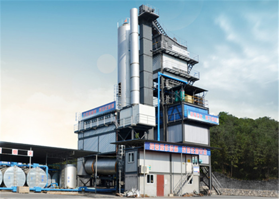 China 436KW Electric Power Asphalt Mixing Plant With 200tons Finished Storage Bin supplier