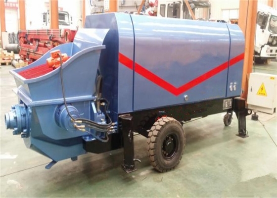 China Engineering Construction PLC concrete pumping machine , High Pressure pump concrete truck supplier