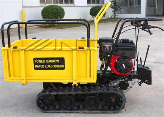China Crawler Driven 0.3 Tons Gasoline Engine small dumper WITH Mechanical Transmission Case supplier