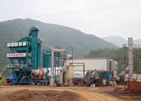 China 255KW Fixed Type Asphalt Mixing Plant With 32CBM Cold Feeding Bin And Weight System supplier