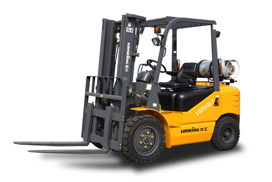 China Visbull Brand LPG Industrial Forklift Truck With Triplex Mast And Side Shifter supplier