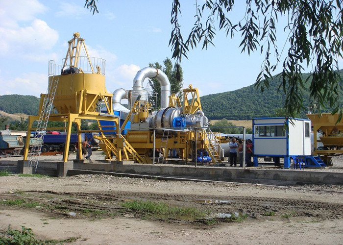 Oil Burner / Coal Burner Asphalt Mixing Plant with Wear Resistant Vane