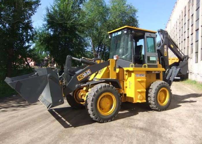 Low Noise Tractor with Bucket and Backhoe Wing Spread Support Leg 0.3M3