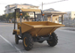 Wheel 2WD 1.5 tons Tracked Wheelbarrow Hire , Hydraulic Concrete Four Wheel Barrow supplier