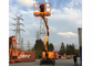 16 Meter 2WD Articulated Hydraulic Boom Lift With 230kgs Capacity 180 Return Platform supplier