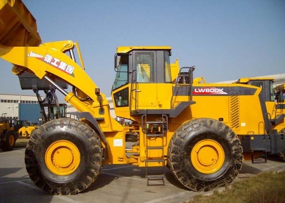 Electromagnet Positioning Front End Wheel Loader , Dual Pump Heavy Wheel Loader supplier