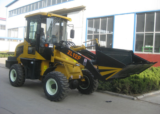 0.6 CBM Rated Bucket Front End Wheel Loader , 37KW Rated Power Four Wheel Loader supplier