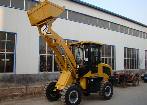 0.6 CBM Rated Bucket Front End Wheel Loader , 37KW Rated Power Four Wheel Loader supplier