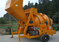 Hydraulic Tipping Hopper Mobile Diesel Concrete Mixer Machine For Concrete Mixing Works supplier