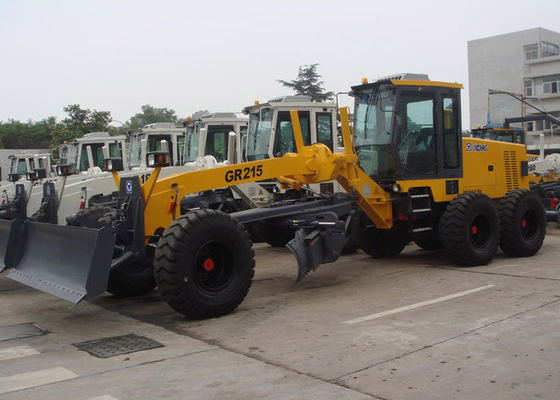 Welded Structure XCMG 215HP Motor Grader Rental	, Slope Leveling Road Maintainer Grader supplier