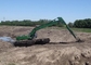 Heavy Equipment Excavator , 32 ton 0.8 CBM Bucket Hydraulic Amphibious Dredge Excavator supplier
