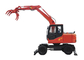 Heavy Equipment Excavator , 0.4 M3 Bucket Capacity 8 Tonne Wheeled Excavators supplier