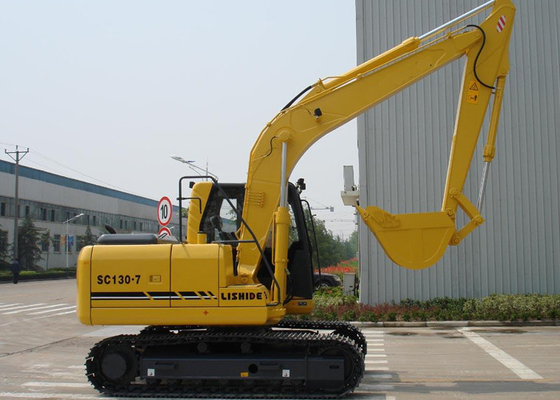 Hydraulic Heavy Equipment Excavator SC130.8 With Closed Cab 82KW Cummins Diesel Engine supplier