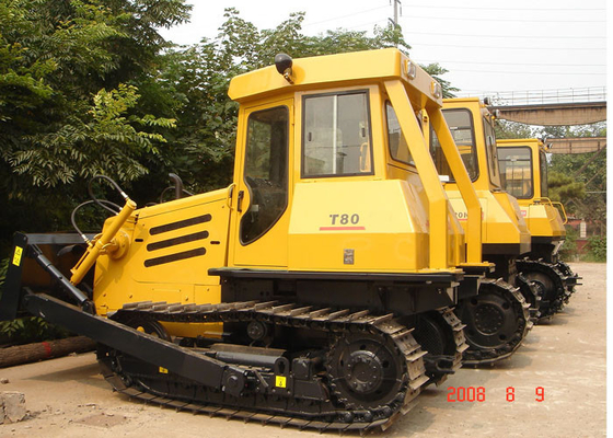 4F+2R Fixed Shaft Mechanical Gearbox  Small Crawler Dozer T80 for Narrow Ground Construction supplier